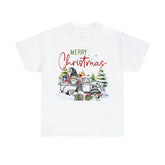 Sandjest Merry Christmas Gnome T-shirt for Friends Girl Women Xmas Gift